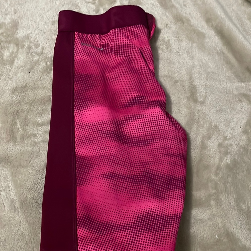 Pink and purple leggings